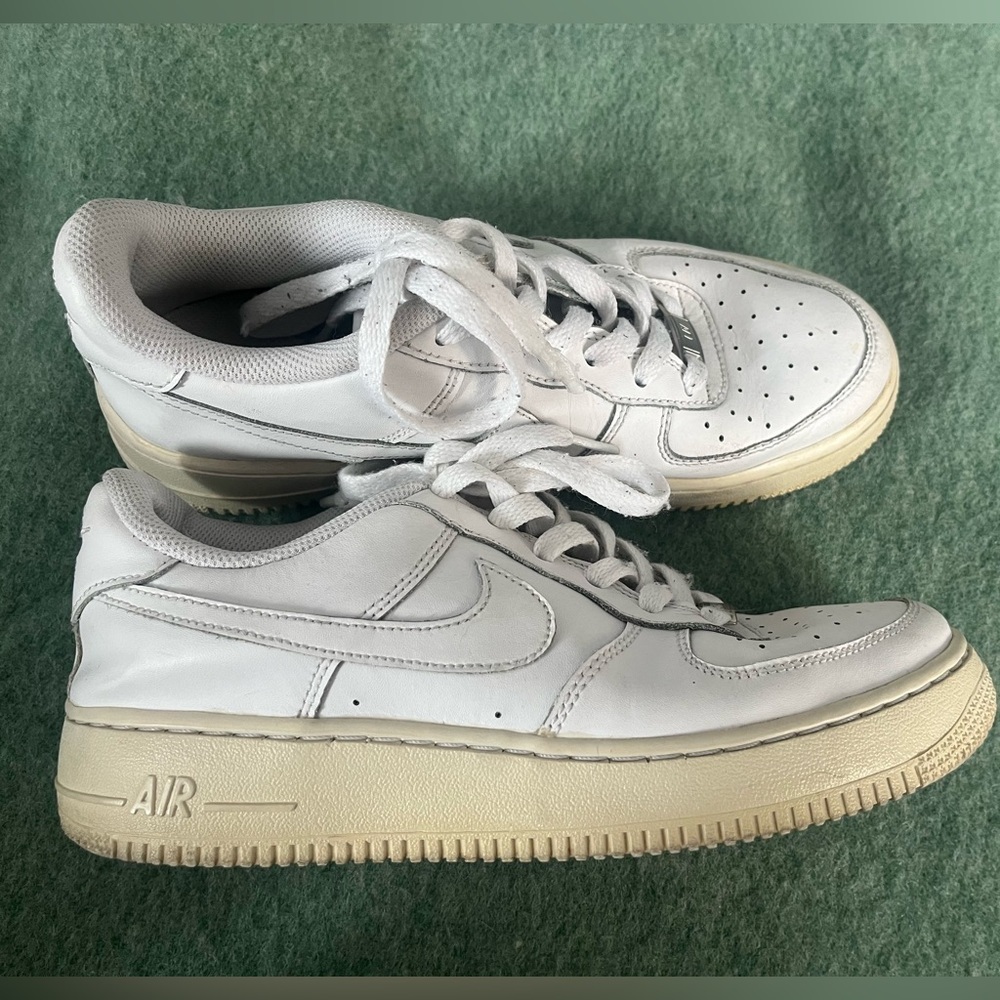 Nike Air Force 1 White on White Sneakers